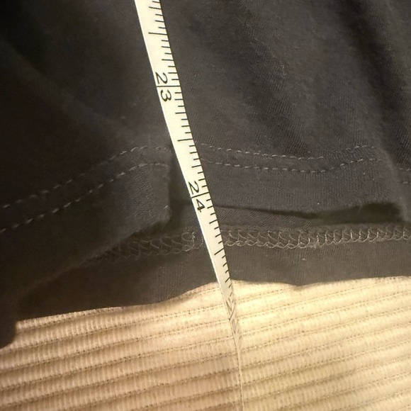 Free People Black Fringe Sleeve Tee XS - Picture 5 of 7